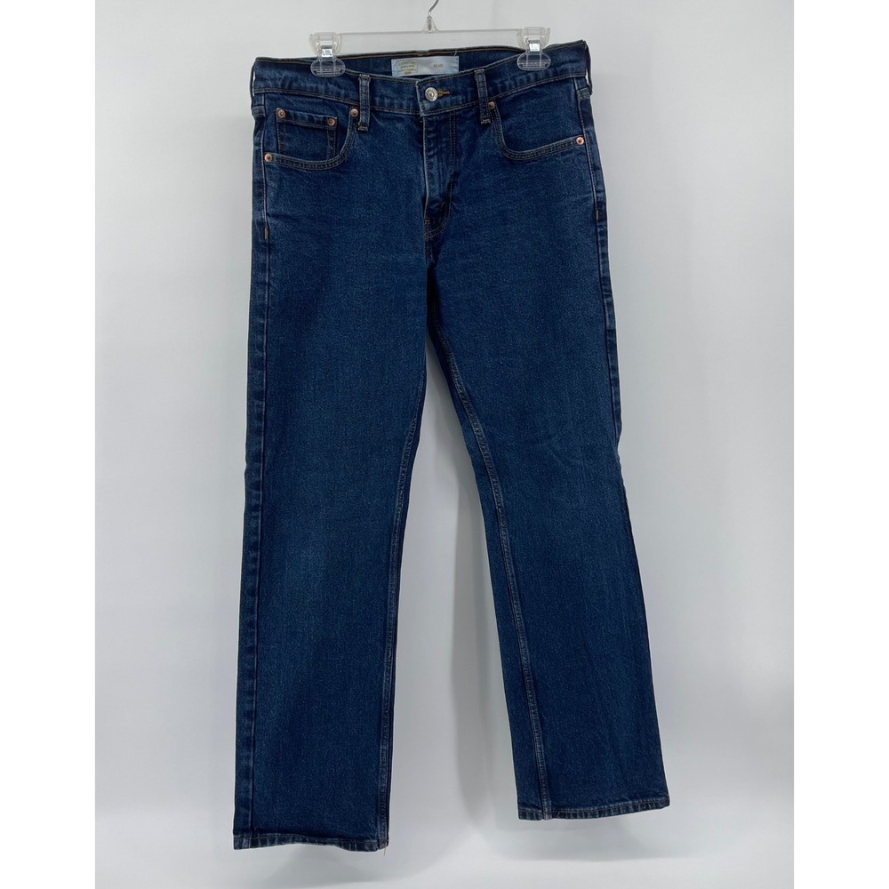 Signature by Levi Strauss Gold Label Relaxed Fit Jeans Men 32x32 Dark Stonewash